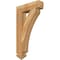 Ekena Millwork Thorton Arts & Crafts Rough Sawn Bracket, Western Red Cedar, 4"W x 18"D x 30"H BKT04X18X30THR03RWR - alternate 1